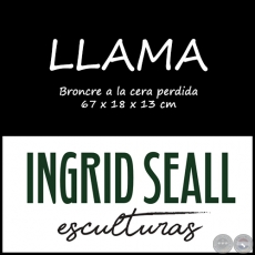 Obra: LLAMA - Artista: Ingrid Seall